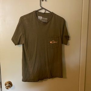 Drake tee shirt medium olive green